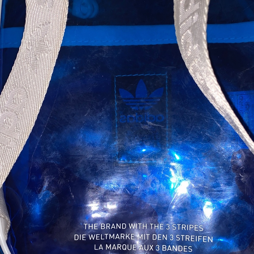 Adidas mini see thru Blue Backpack - Picture 5 of 5